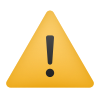 경고 이모티콘 icon