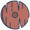 Wooden Buckler Shield icon