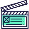 Clapperboard icon