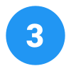 Circled 3 C icon