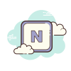 MS의 OneNote를 icon