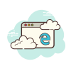 Internet Explorerウィンドウ icon