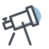 Pequeño telescopio icon