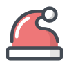 Sombrero de Santa Claus icon