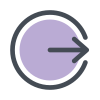 Logout Rounded icon