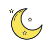 Croissant de lune icon