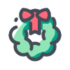 Christmas Wreath icon