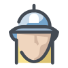 Hombre bombero icon