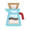 Coffee dripper icon