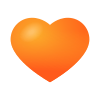 Orange-Herz icon