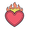 Fire Heart icon