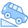 Bergabfahrkontrolle icon