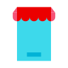 Shopping mobile icon