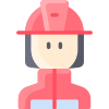 Firewoman icon