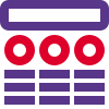 Detail and structural material specification in engineering drawing icon