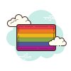 Bandeira LGBT icon