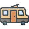 Wohnwagen Campingplatz icon