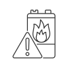 Flammability icon