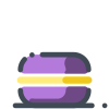 Черничный макарон icon