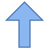 Flecha grossa apontando para cima icon