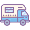 Camping-car icon