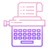 Typewriter icon