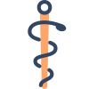 Rod of Asclepius icon