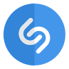 Shazam music app for multimedia and podcasting use icon