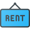 Rent Sign icon