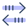 Flèches Tri Horizontal icon