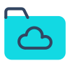 cartella cloud icon