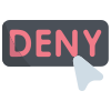 Deny icon