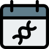Schedule DNA processing on a specific date marked on a calendar icon