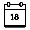 Calendrier 18 icon