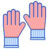 gants-de-protection-externes-rage-room-flaticons-lineal-color-flat-icons-3 icon