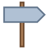 Signpost icon