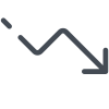 gráfico-seta-descida icon