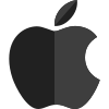 Apple inc logotype of an american multinational technology company icon