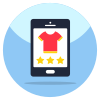 Mobile Shopping Feedback icon