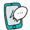 Telefone mensagem icon