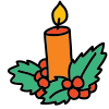 Bougie de Noël icon