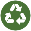 Signo de reciclaje icon