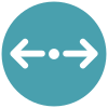 Divide Horizontal Direction icon