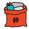 Santa Claus Bag icon