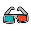 Lunettes 3D icon