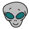 Extra terrestre icon