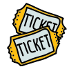 Deux tickets icon