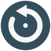 Esquerda circular icon