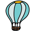 Heißluftballon icon