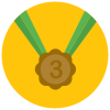 Medalla de tercer lugar icon